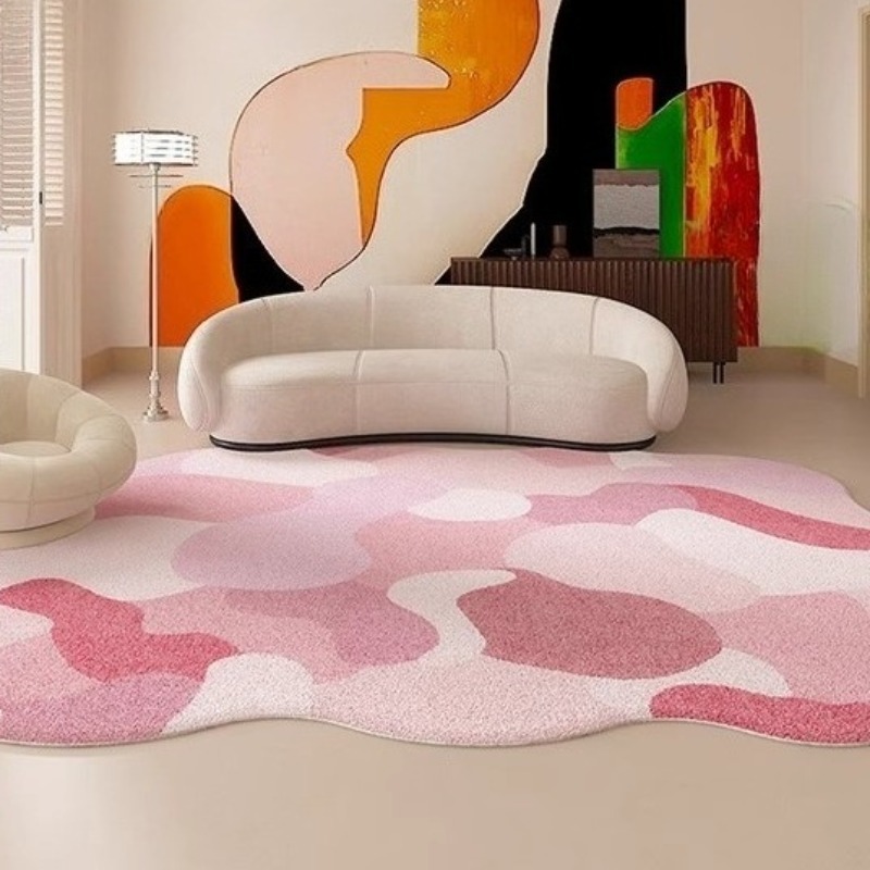 Coffee Equipment At Home - Dopamine Irregular Living Room Carpet Modern