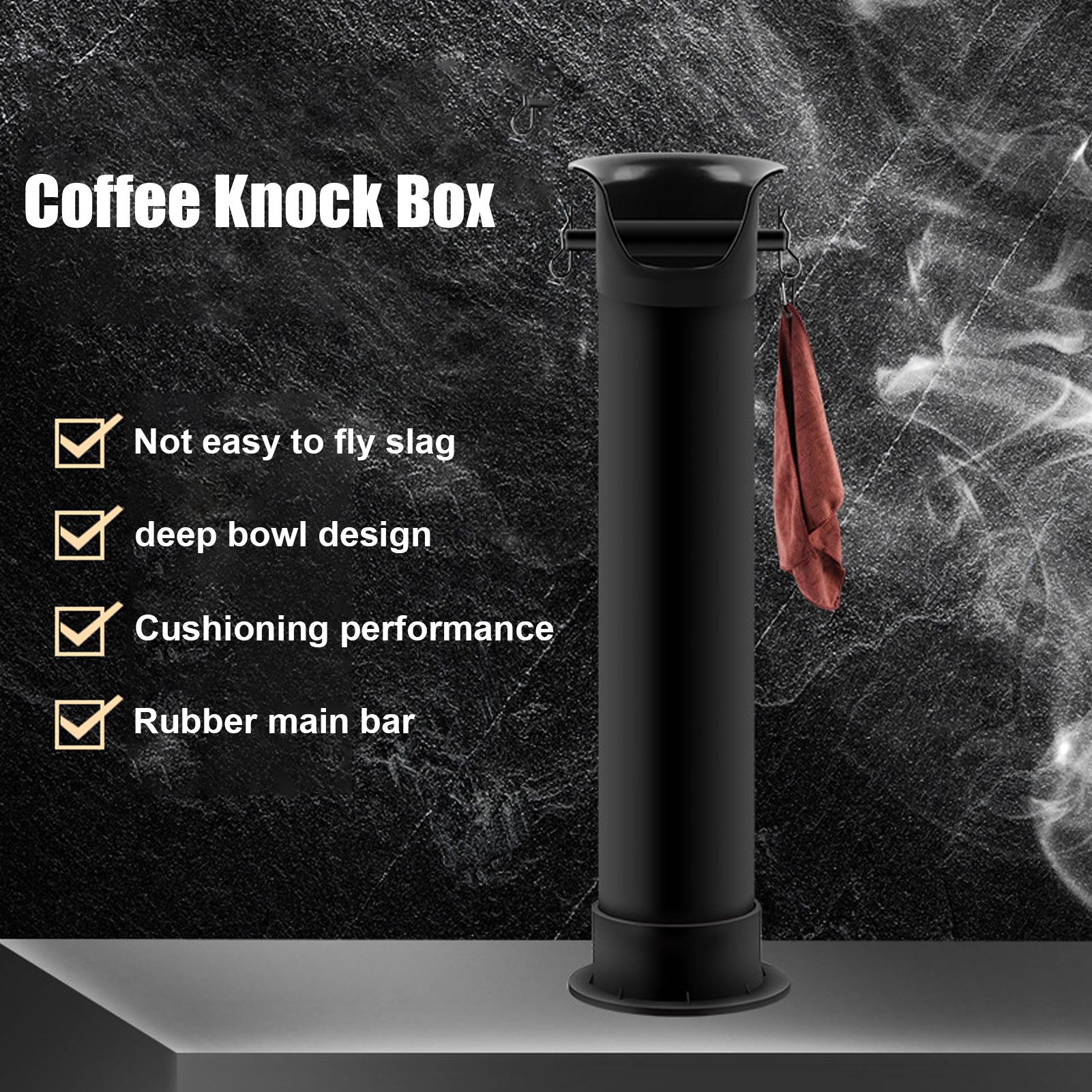 Coffee Knock Box - Coffee Knock Box Easy Cleaning Large