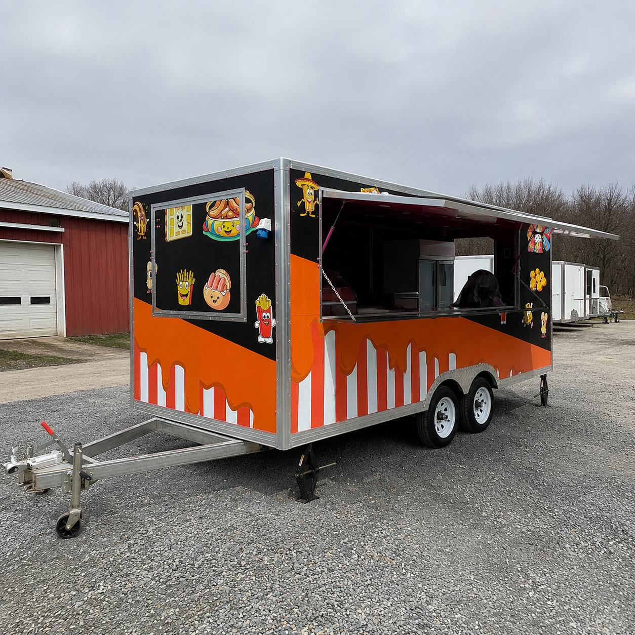 BBQ Concession Trailer Fully E - Coffee Equipment Manufacturers reseña y precio