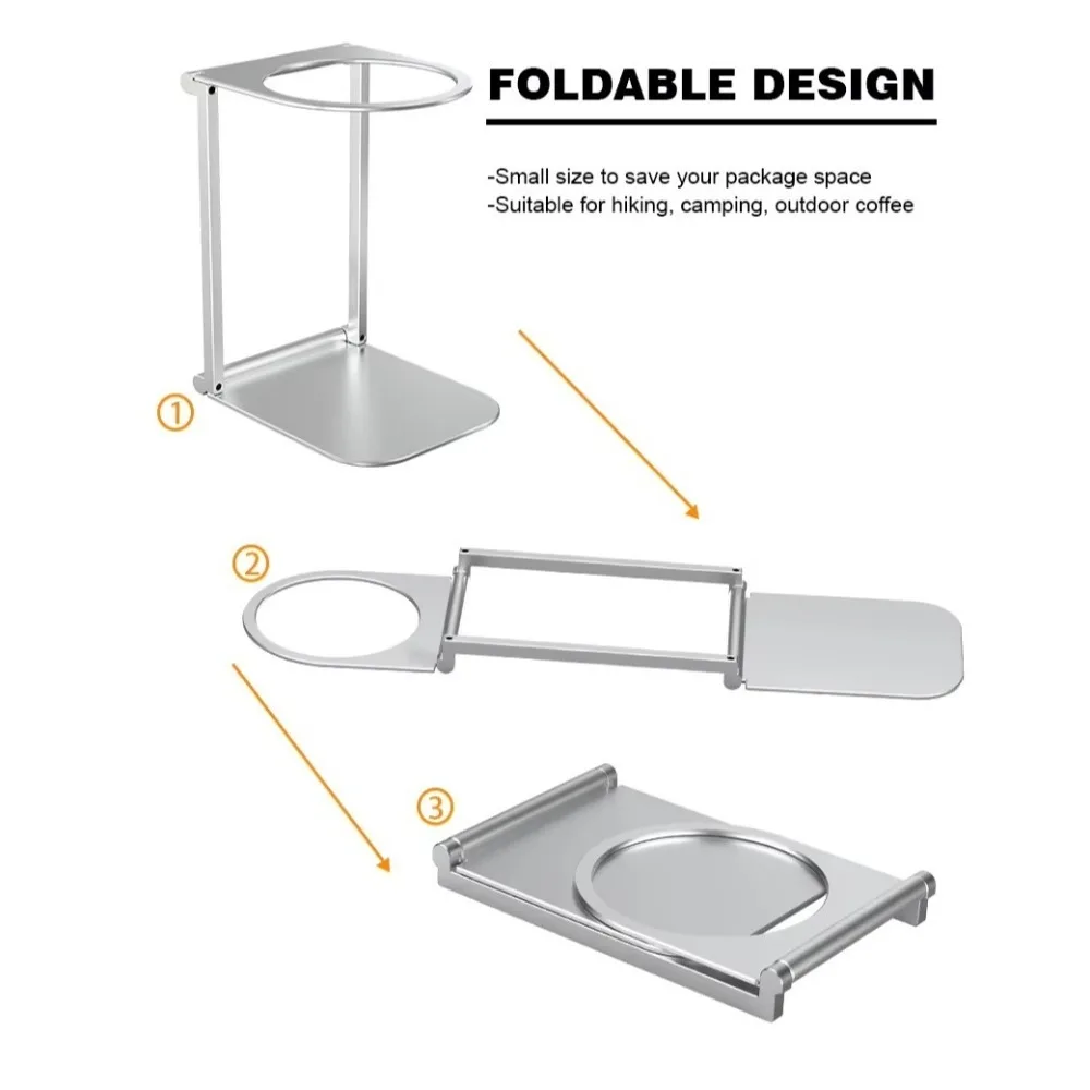 2026 Foldable Aluminum Alloy C - Coffee Equipment Holder reseña y precio