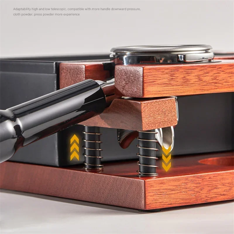 Spring Coffee Tamper Holder wi - Coffee Knock Box reseña y precio