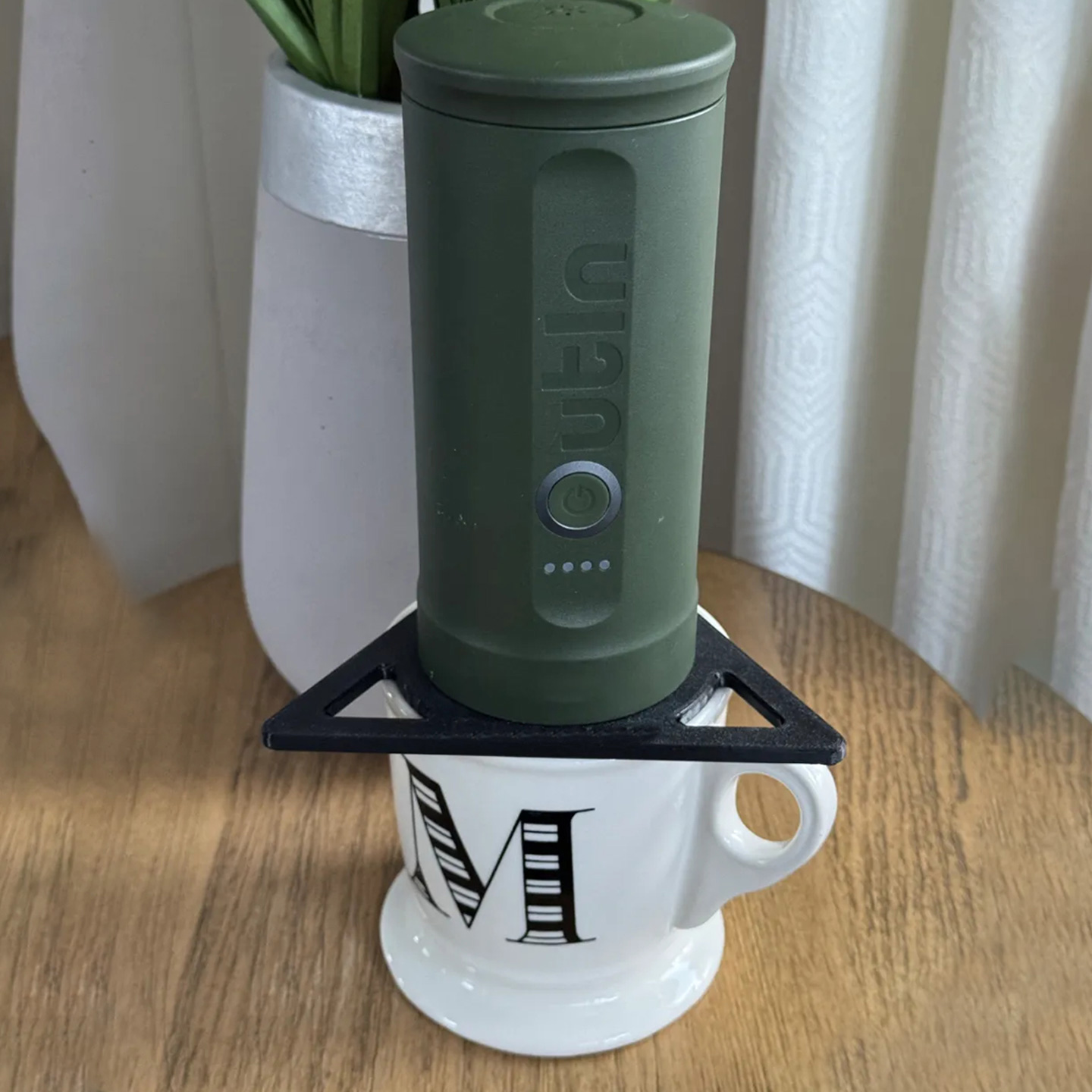 Portable Espresso Maker Stand  - Coffee Equipment Holder reseña y precio