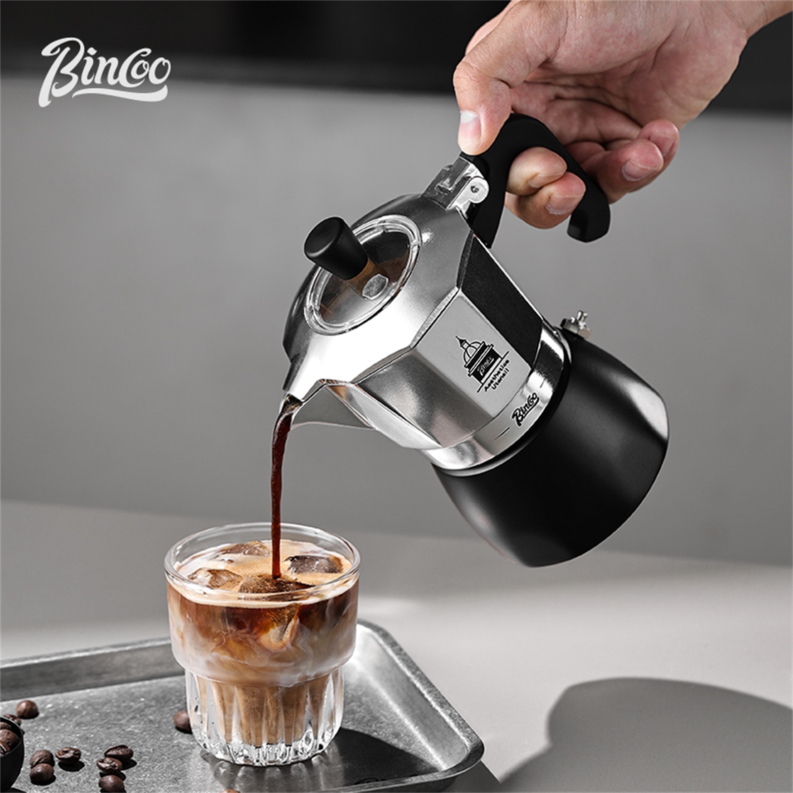 BINCOO Double Valve Moka Pot，E - Coffee Equipment At Home reseña y precio