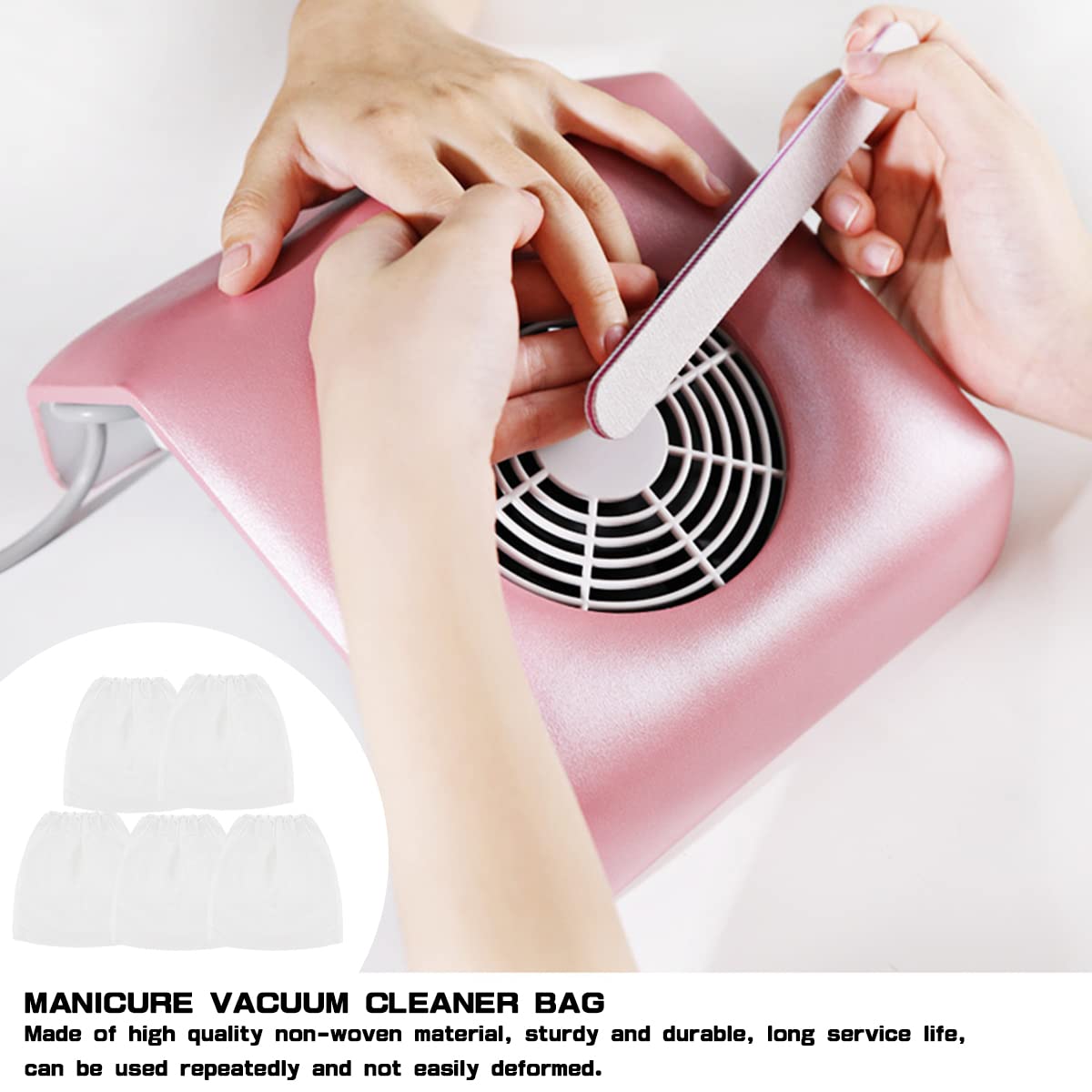 10 PCS Reusable Non-Woven Nail - Coffee X reseña y precio