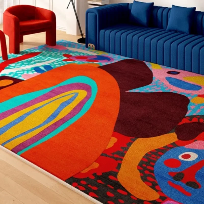 Living Room Carpet Art Irregul - Coffee Equipment At Home reseña y precio