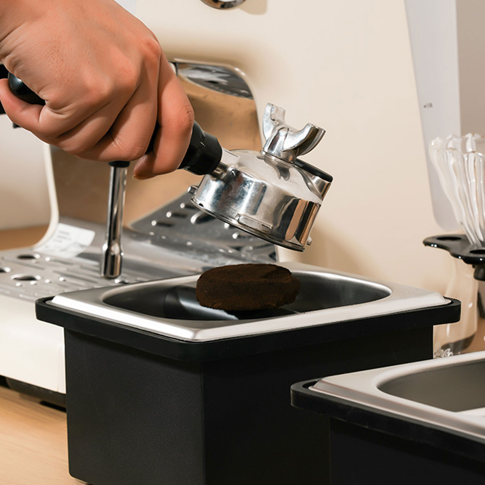 Coffee Knock Box Rubber Coffee - Coffee Knock Box reseña y precio