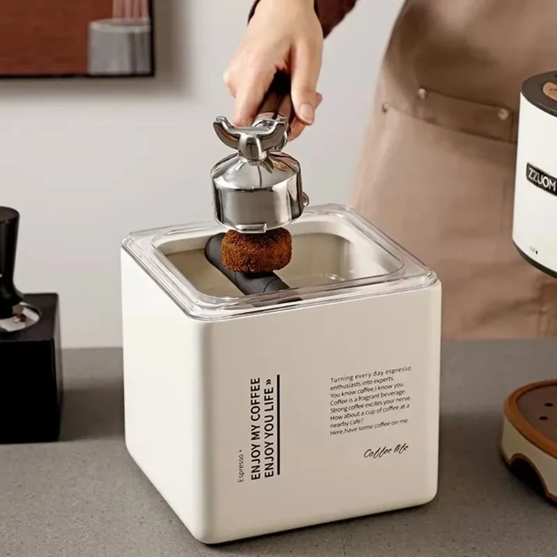 Mini Coffee Grounds Box Bar Es - Coffee Knock Box reseña y precio