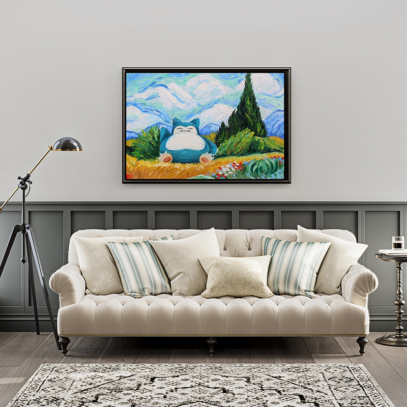 Pokemon Snorlax Van Gogh Print - Coffee X reseña y precio