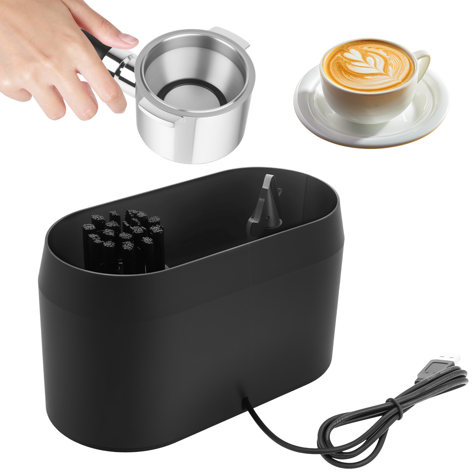 Automatic Knock Box Cleaner El - Coffee Equipment Holder reseña y precio