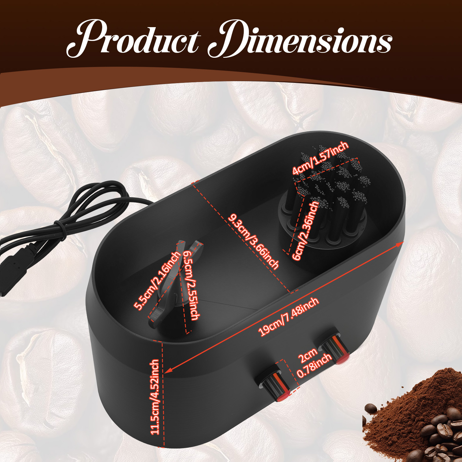 Automatic Knock Box Cleaner El - Coffee Equipment Holder reseña y precio