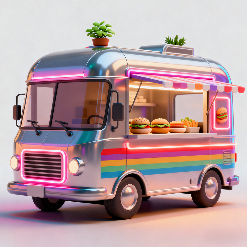 Custom Food Truck Cart Pizza B - Coffee Equipment Manufacturers reseña y precio