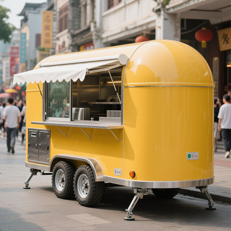 Custom Food Truck Cart Pizza B - Coffee Equipment Manufacturers reseña y precio