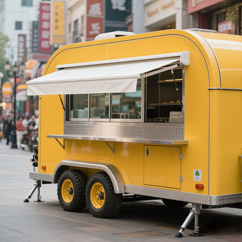 Custom Food Truck Cart Pizza B - Coffee Equipment Manufacturers reseña y precio