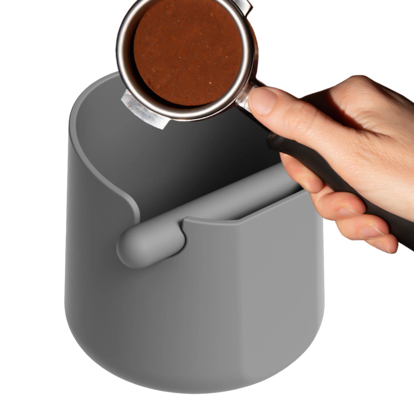 Coffee grounds tapping box wit - Coffee Knock Box reseña y precio