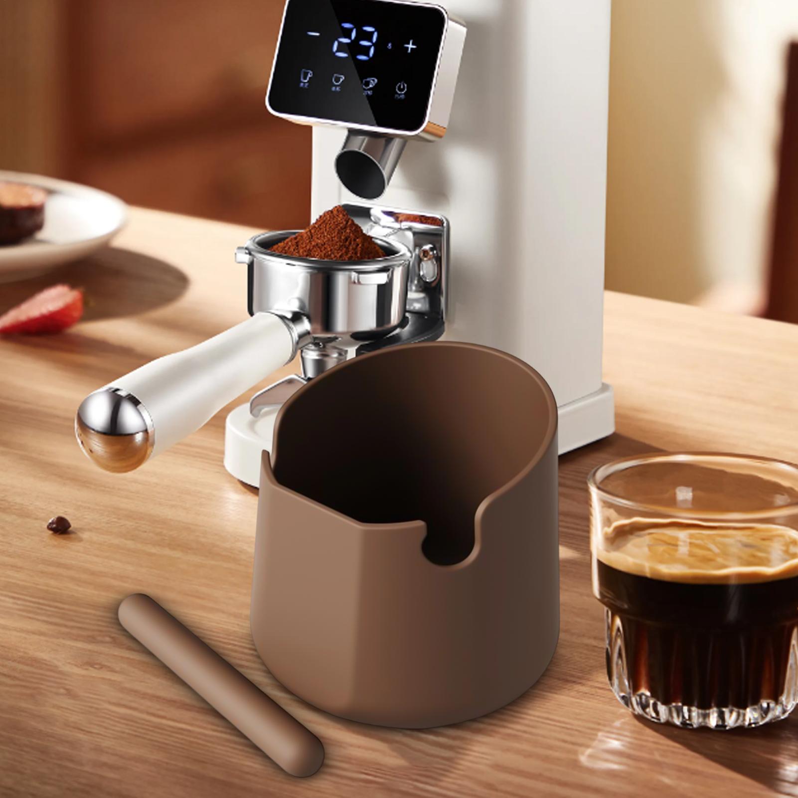 Coffee grounds tapping box wit - Coffee Knock Box reseña y precio
