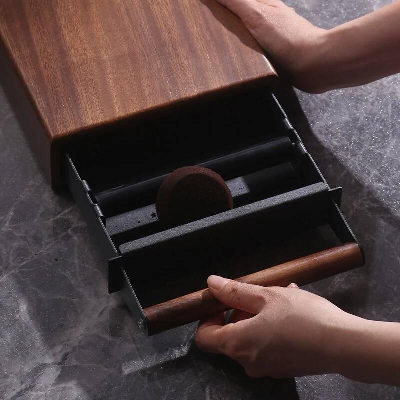 Walnut Coffee Knock Box Espres - Coffee Knock Box reseña y precio