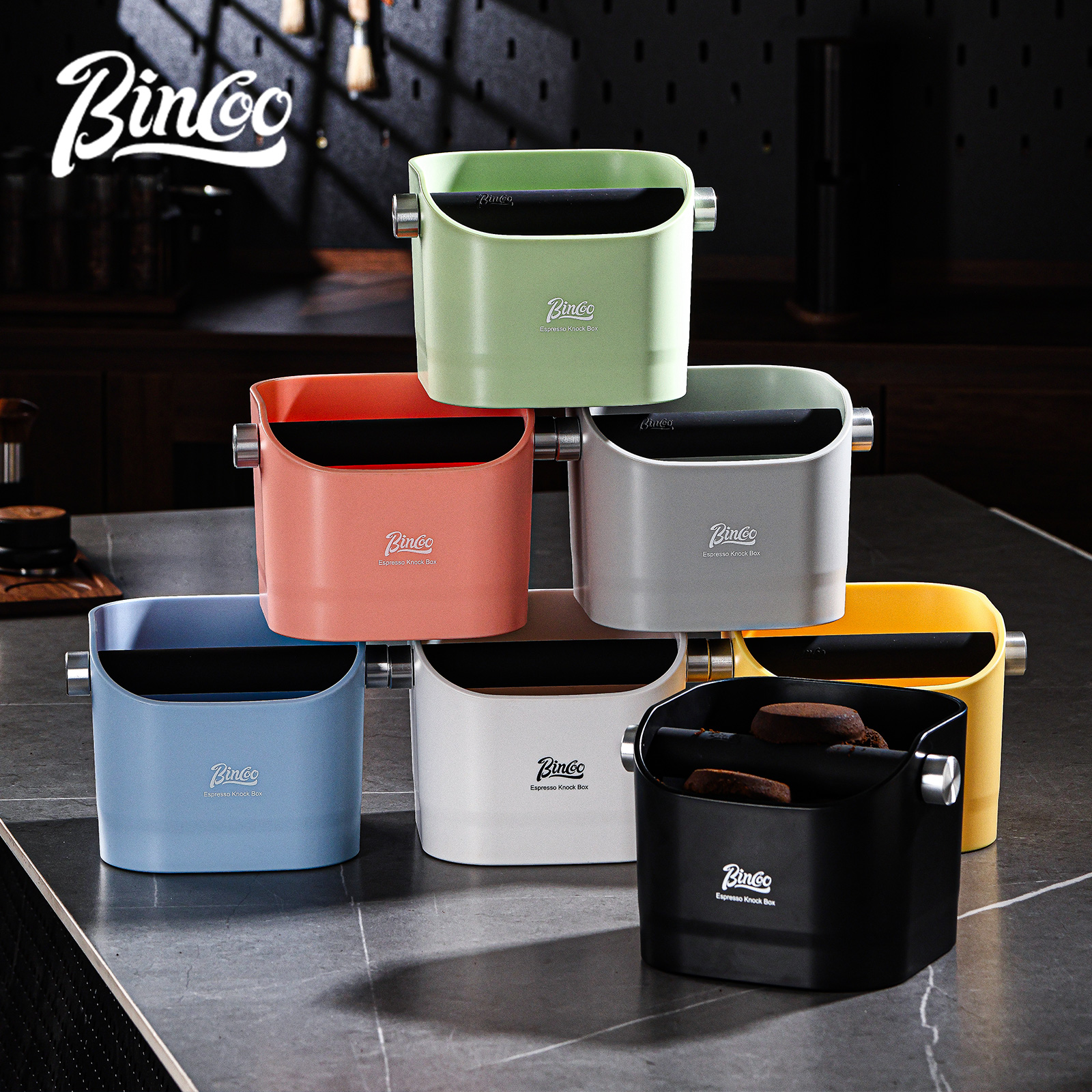 Bincoo Large Capacity Coffee K - Coffee Knock Box reseña y precio