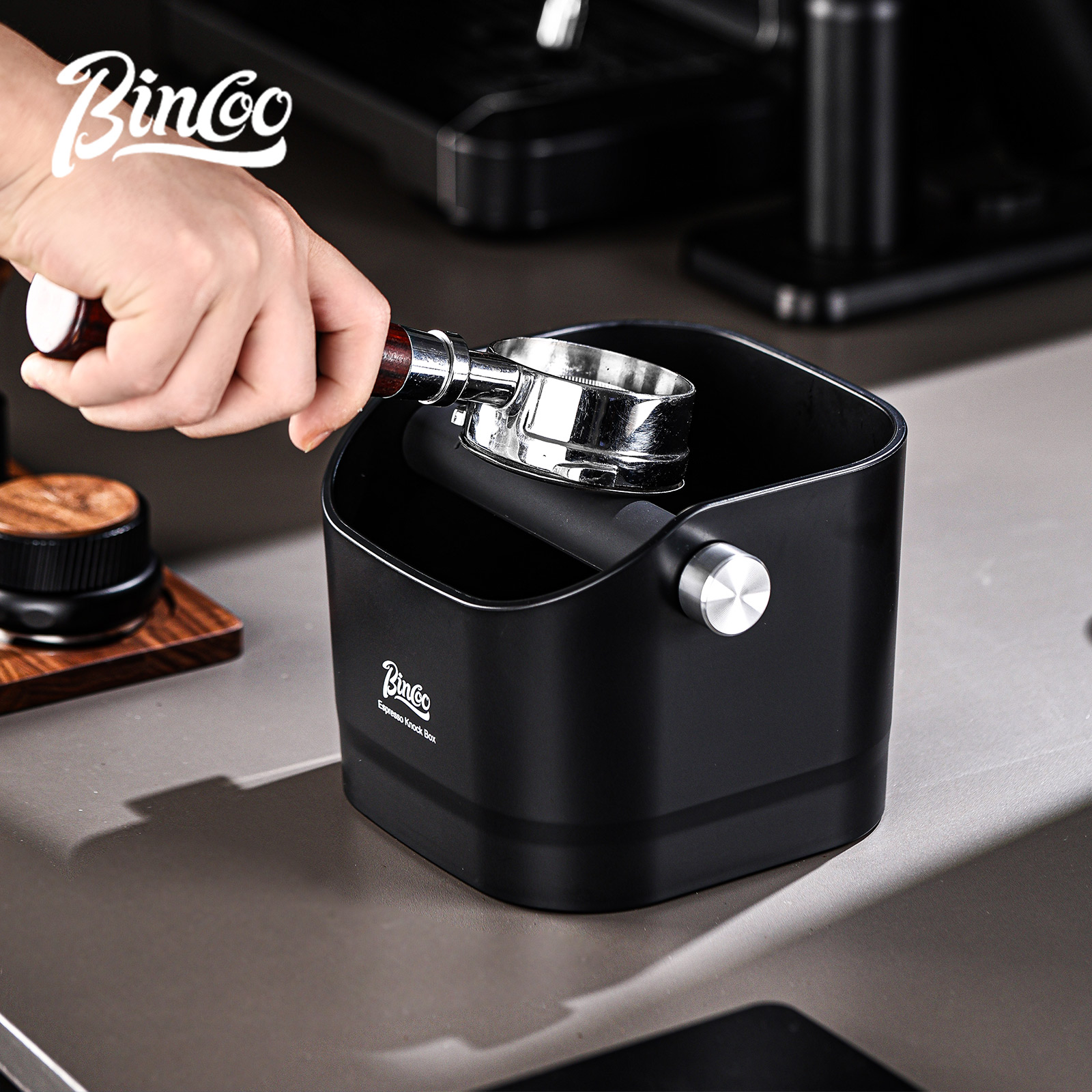 Bincoo Large Capacity Coffee K - Coffee Knock Box reseña y precio